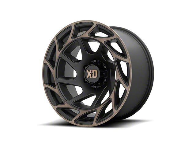 XD Onslaught Satin Black with Bronze Tint 6-Lug Wheel; 17x9; -12mm Offset (07-14 Yukon)