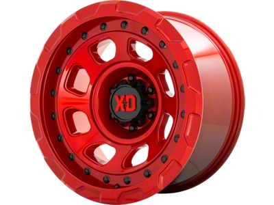 XD Storm Candy Red 6-Lug Wheel; 17x9; 0mm Offset (07-14 Yukon)