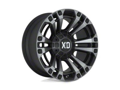 XD Monster 3 Satin Black with Gray Tint 8-Lug Wheel; 20x10; -18mm Offset (08-10 F-250 Super Duty)