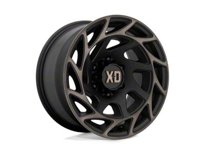 XD Onslaught Satin Black with Bronze Tint 8-Lug Wheel; 22x12; -44mm Offset (08-10 F-250 Super Duty)