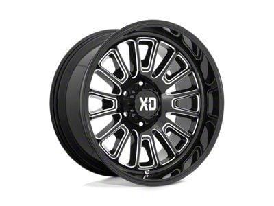 XD Rover Gloss Black Milled 8-Lug Wheel; 20x10; -18mm Offset (08-10 F-250 Super Duty)