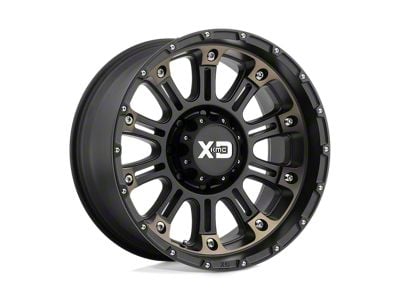 XD Hoss II Satin Black Machined Dark Tint 6-Lug Wheel; 20x10; -24mm Offset (09-14 F-150)