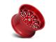 XD Gunner Candy Red Milled 5-Lug Wheel; 20x10; -18mm Offset (09-18 RAM 1500)