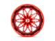 XD Gunner Candy Red Milled 5-Lug Wheel; 20x10; -18mm Offset (09-18 RAM 1500)