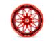 XD Gunner Candy Red Milled 5-Lug Wheel; 22x12; -44mm Offset (09-18 RAM 1500)