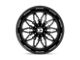 XD Gunner Gloss Black Milled 5-Lug Wheel; 20x10; -18mm Offset (09-18 RAM 1500)