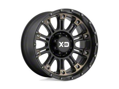 XD Hoss II Satin Black Machined Dark Tint 5-Lug Wheel; 20x9; -12mm Offset (09-18 RAM 1500)