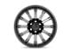 XD Luxe Gloss Black Machined with Gray Tint 5-Lug Wheel; 20x10; -18mm Offset (09-18 RAM 1500)