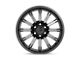 XD Luxe Gloss Black Machined with Gray Tint 5-Lug Wheel; 22x10; -18mm Offset (09-18 RAM 1500)