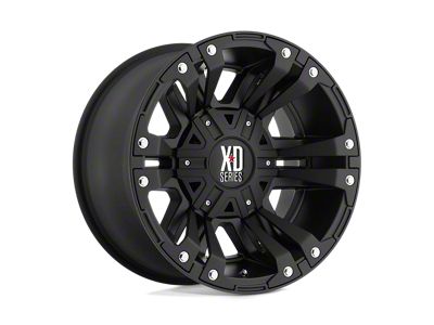 XD Monster II Matte Black 5-Lug Wheel; 18x10; -24mm Offset (09-18 RAM 1500)