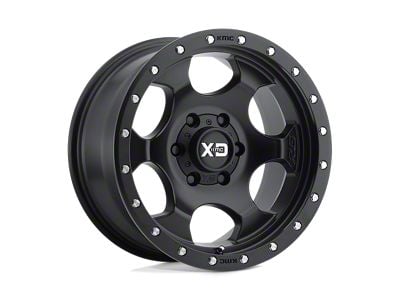 XD RG1 Satin Black with Reinforcing Ring 5-Lug Wheel; 17x8; 0mm Offset (09-18 RAM 1500)