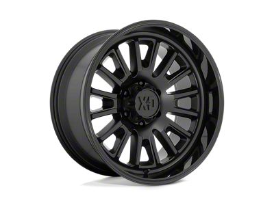 XD Rover Satin Black with Gloss Black Lip 5-Lug Wheel; 20x10; -18mm Offset (09-18 RAM 1500)