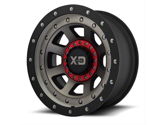 XD FMJ Satin Black with Dark Tint 8-Lug Wheel; 20x9; 0mm Offset (10-18 RAM 2500)