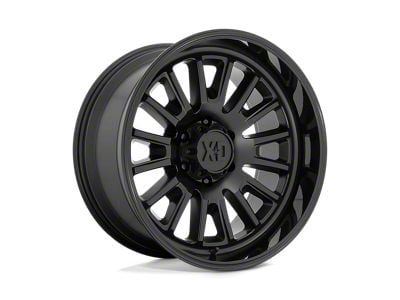 XD Rover Satin Black with Gloss Black Lip 8-Lug Wheel; 20x9; 18mm Offset (10-18 RAM 2500)