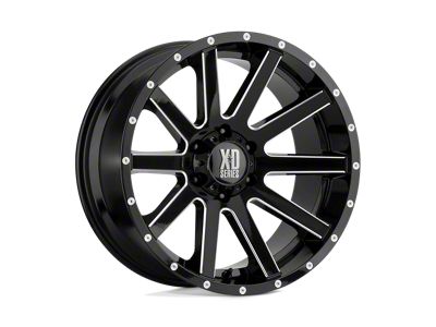 XD Spy II Satin Black Dark Tint 8-Lug Wheel; 17x9; -12mm Offset (10-18 RAM 2500)