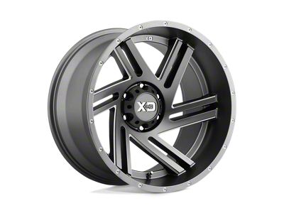 XD Swipe Satin Gray Milled 8-Lug Wheel; 20x9; 18mm Offset (10-18 RAM 2500)