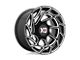 XD Onslaught Gloss Black Milled 8-Lug Wheel; 20x10; -18mm Offset (10-18 RAM 3500 SRW)