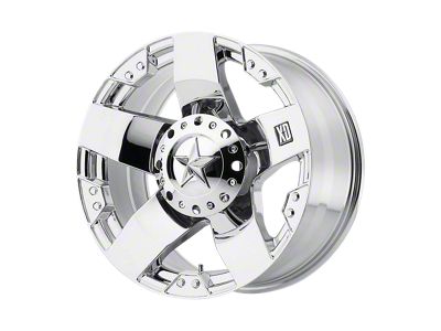 XD Rockstar Chrome 8-Lug Wheel; 20x8.5; 10mm Offset (10-18 RAM 3500 SRW)