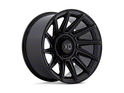 XD Specter Gloss Black with Gray Tint 8-Lug Wheel; 20x10; -18mm Offset (10-18 RAM 3500 SRW)