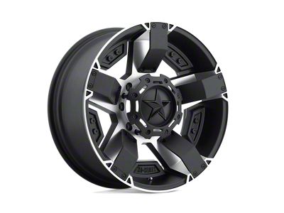 XD Rockstar II Matte Black Machined 8-Lug Wheel; 17x8; 10mm Offset (11-16 F-250 Super Duty)