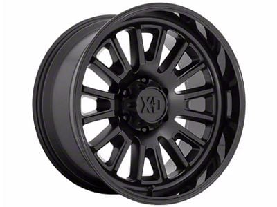 XD Rover Satin Black with Gloss Black Lip 8-Lug Wheel; 20x10; -18mm Offset (11-16 F-250 Super Duty)