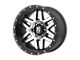 XD Machete Machined Face with Black Ring 8-Lug Wheel; 18x9; -12mm Offset (11-16 F-350 Super Duty SRW)