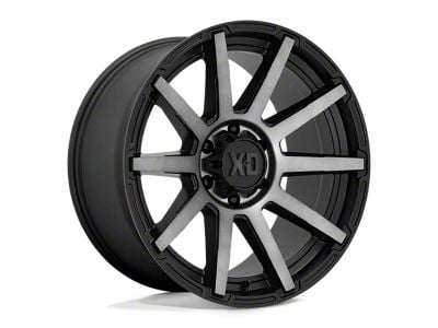 XD Outbreak Satin Black with Gray Tint 8-Lug Wheel; 18x9; 12mm Offset (11-16 F-350 Super Duty SRW)