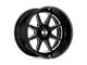 XD Pike Gloss Black Milled 8-Lug Wheel; 22x10; -18mm Offset (11-16 F-350 Super Duty SRW)