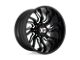 XD Tension Gloss Black Milled 8-Lug Wheel; 22x10; -18mm Offset (11-16 F-350 Super Duty SRW)