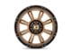 XD Titan Matte Bronze with Black Lip 8-Lug Wheel; 20x12; -44mm Offset (11-16 F-350 Super Duty SRW)