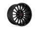 XD Whiplash Satin Black 8-Lug Wheel; 20x9; 0mm Offset (11-16 F-350 Super Duty SRW)