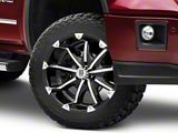 XD Badlands Gloss Black Machined 6-Lug Wheel; 20x9; -12mm Offset (14-18 Sierra 1500)