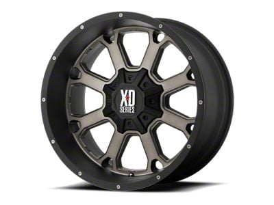 XD Buck 25 Matte Black with Dark Tint 6-Lug Wheel; 20x9; 30mm Offset (14-18 Sierra 1500)