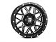 XD Grenade Satin Black Milled 6-Lug Wheel; 18x9; -12mm Offset (14-18 Sierra 1500)