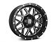 XD Grenade Satin Black Milled 6-Lug Wheel; 18x9; -12mm Offset (14-18 Sierra 1500)