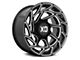 XD Onslaught Gloss Black Milled 6-Lug Wheel; 22x12; -44mm Offset (14-18 Sierra 1500)