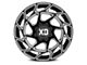 XD Onslaught Gloss Black Milled 6-Lug Wheel; 22x12; -44mm Offset (14-18 Sierra 1500)