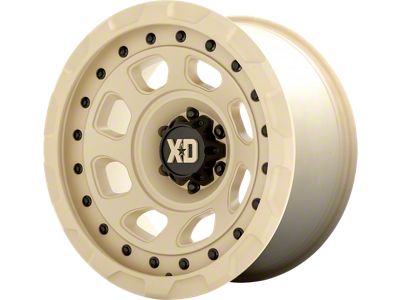 XD Storm Sand 6-Lug Wheel; 17x9; 0mm Offset (14-18 Sierra 1500)