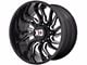 XD Tension Gloss Black Milled 6-Lug Wheel; 20x10; -18mm Offset (14-18 Sierra 1500)