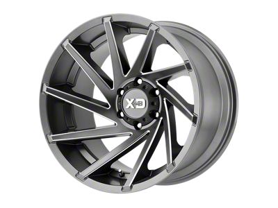 XD Cyclone Satin Gray Milled 6-Lug Wheel; 18x9; 18mm Offset (14-18 Silverado 1500)