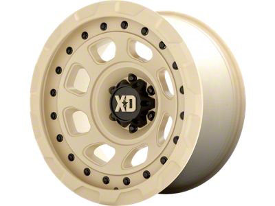 XD Storm Sand 6-Lug Wheel; 17x9; 0mm Offset (14-18 Silverado 1500)