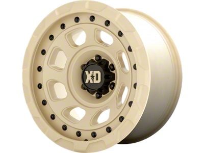 XD Storm Sand 6-Lug Wheel; 17x9; -12mm Offset (14-18 Silverado 1500)