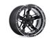 XD Rockstar III Matte Black Machined 6-Lug Wheel; 20x9; -12mm Offset (15-22 Canyon)