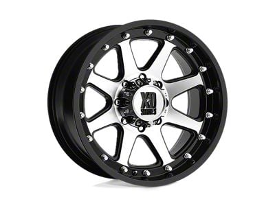 XD Addict Matte Black Machined 6-Lug Wheel; 17x9; -12mm Offset (15-20 F-150)