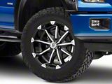 XD Badlands Gloss Black Machined 6-Lug Wheel; 20x9; -12mm Offset (15-20 F-150)