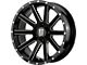XD Heist Gloss Black Milled 6-Lug Wheel; 20x10; -24mm Offset (15-20 F-150)