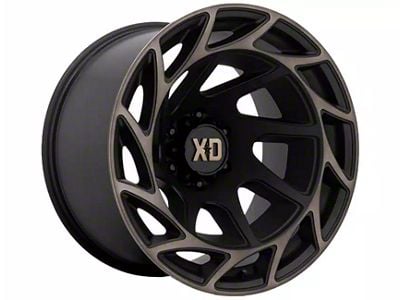 XD Onslaught Satin Black with Bronze Tint 6-Lug Wheel; 20x10; -18mm Offset (15-20 F-150)