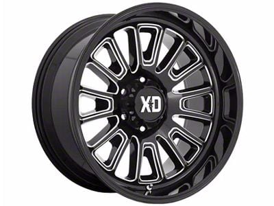 XD Rover Gloss Black Milled 6-Lug Wheel; 20x10; -18mm Offset (15-20 F-150)