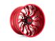 XD Tension Candy Red Milled 6-Lug Wheel; 20x10; -18mm Offset (15-20 F-150)