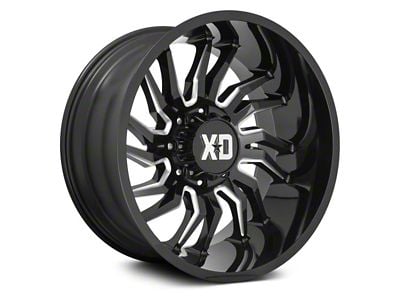 XD Tension Gloss Black Milled 6-Lug Wheel; 20x10; -18mm Offset (15-20 F-150)